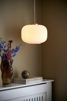 Válec - NOR 2213213001 Milford 30 závěsné svítidlo opálová bílá - NORDLUX