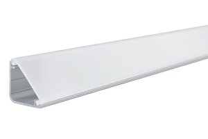 Al profily rohové - P 70261 Delta Profil s difusorem 2m eloxovaný hliník, satin, hliník/plast - PAULMANN