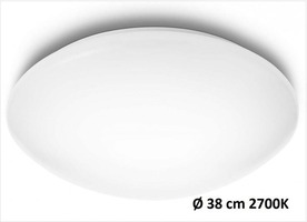 Plafoniéry - PH 31802/31/EO LED Stropní svítidlo Philips Suede 31802/31/EO bílé 2700K 38cm - PHILIPS (915005503701)
