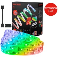 Dekorační - BRI 2167384 Pimp Your Stripe prodlužovací sada LED Strip 4m, IP44 venkovní, WiFi, RGB+W - BRILONER
