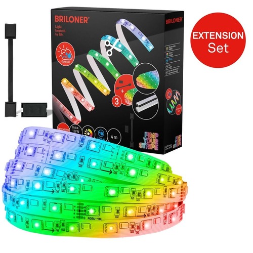 Dekorační - BRI 2167384 Pimp Your Stripe prodlužovací sada LED Strip 4m, IP44 venkovní, WiFi, RGB+W - BRILONER - foto 1