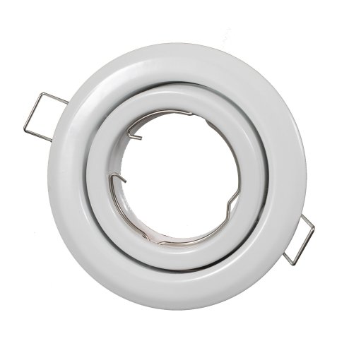 Vestavná bodová svítidla - Podhledový rámeček R55-W bílý - foto 1