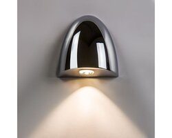 Zapuštěná - AST 1348001 VÝPRODEJ  - Nástěnné svítidlo ORPHEUS LED chrom 700mA LED 3W 40° IP65 2700K 65lm (STARÝ KÓD: AST 7369 ) - ASTRO Lighting