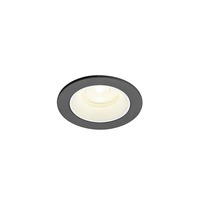 Kruhová - LA 1009311 NUMINOS® XS Stropní vestavné svítidlo, 4000 K, 40°, IP20, kulaté, černé / bílé - BIG WHITE (SLV)