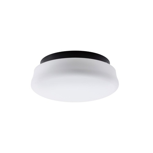 Kruhová - OS RAN61441 RANA stropní/nástěnné skleněné svítidlo černá / bílá IP44 3000 K 10W LED (původní kód OS 61441) - OSMONT - foto 1