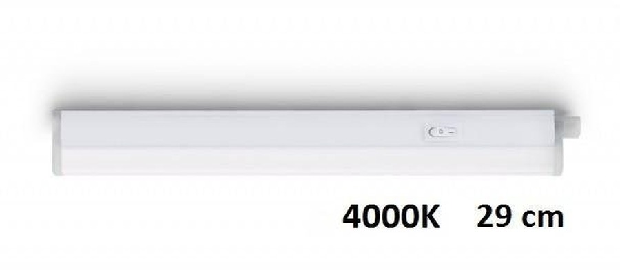 Přisazená - PH 31232/31/P3 LED nástěnné lineární svítidlo Philips Linear 31232/31/P3 4000K bílé, 29 cm - PHILIPS (915005499501) - foto 1