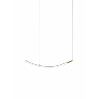 Dekorativní - BOMMA 1/48/99369/B/SPRLW/1066/BG/2… Závěsné svítidlo Flare curved B zlaté bez rozety DALI - BOMMA