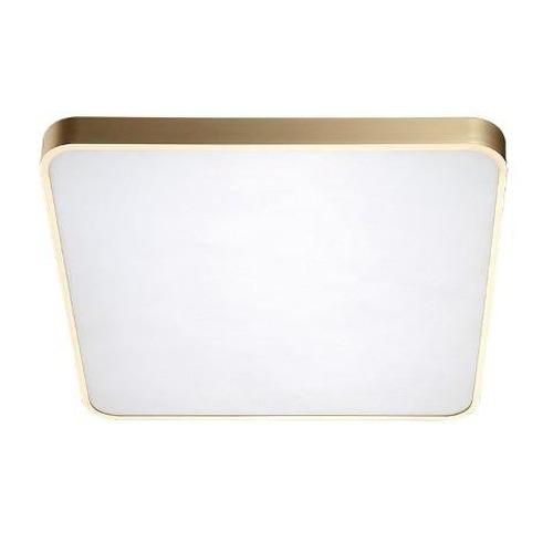 Hranatá - AZZ AZ2760 LED Stropní přisazené svítidlo Azzardo Quadro 50 LED CCT gold AZ2760 60W 5600lm 3000K-6500K IP20 zlaté stmívatelné s dálkovým ovladačem - AZZARDO - foto 1
