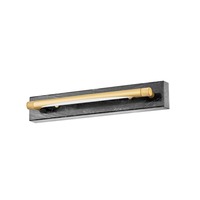 Podélná - HVLG 6818-AGB-CE Nástěnné svítidlo HAYDEN ocel/mramor/akryl staromosaz/černá/bílá LED 9W 2700K stmívatelné - HUDSON VALLEY