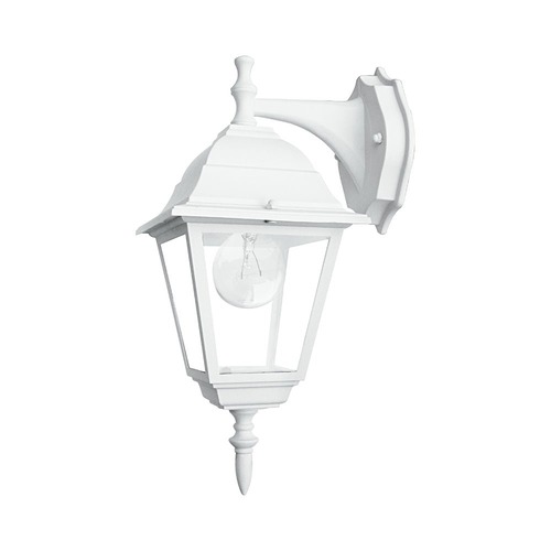 Nástěnná - FAN LANT-ROMA/AP1B BCO Venkovní nástěnné svítidlo DOWN ROMA bílá, 1xE27, IP44, 19,5 x 35 x 14,6 cm - FANEUROPE - foto 1