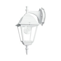 Nástěnná - FAN LANT-ROMA/AP1B BCO Venkovní nástěnné svítidlo DOWN ROMA bílá, 1xE27, IP44, 19,5 x 35 x 14,6 cm - FANEUROPE
