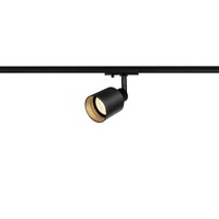 Svítidla - LA 1001868 PURI TRACK SPOT, QPAR51, sklo, černá, 50W, vč. 1fázového adaptéru - BIG WHITE (SLV)