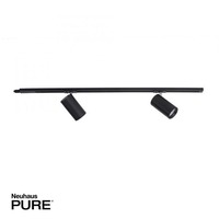 Bodová - PN 6214-18 PURE LED lištové svítidlo stmívatelné, prodloužitelné, černá, otočné 3000K - PAUL NEUHAUS