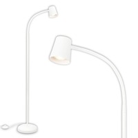 Stojací lampy - BRILO 1476016 Stojací svítidlo, 127,5 cm, 1x GU10, max. 9W, bílé - BRILO
