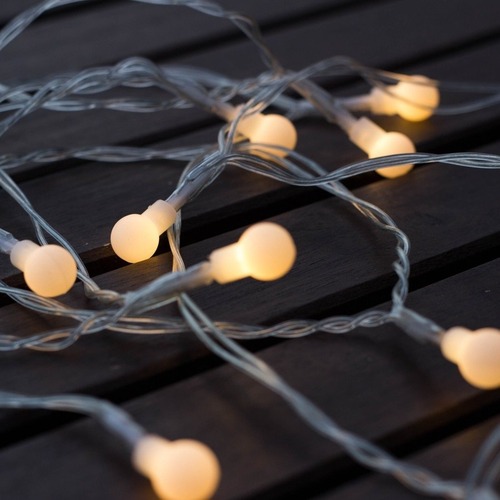 LED osvětlení na BATERIE - DLED BL21W DECOLED LED světelný řetěz na baterie, teple bílá, 10 diod, 2,1 m - foto 1