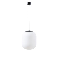 Koule - OS TAN66904 TANIA P1 závěsné skleněné svítidlo černá / bílá IP40 4000 K 27W LED - OSMONT