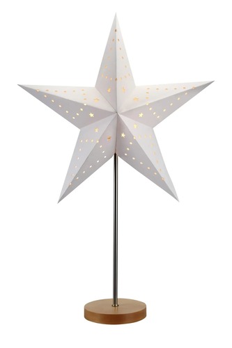 Interiérové dekorace - MAR 700688 Mikke bílá hvězda na stůl - Markslöjd - foto 1