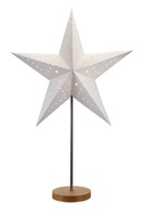 Interiérové dekorace - MAR 700688 Mikke bílá hvězda na stůl - Markslöjd