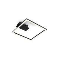 Hranatá - BRILO 3780015 LED stropní svítidlo, 26,5 cm, 14W, 400lm, černá - BRILO