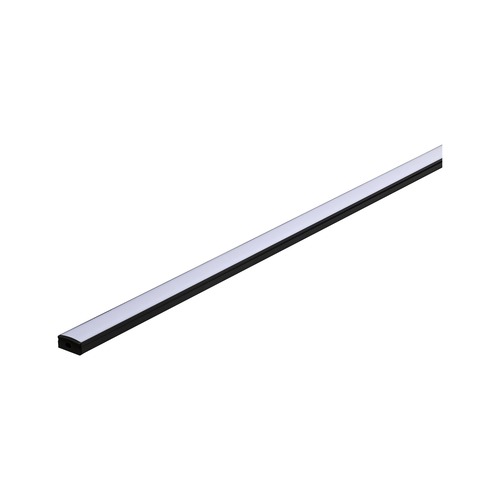Al profily k přisazení - P 78902 Base Profil 1m s bílým difuzorem eloxovaný - PAULMANN - foto 1