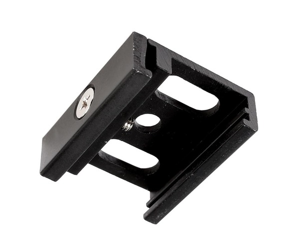 Lišty a příslušenství IVELA - IMPR 710065 Deko-Light kolejnicový systém 3-fázový 230V D Line montážní držák na strop Flex černá RAL 9011 40  - LIGHT IMPRESSIONS - foto 1