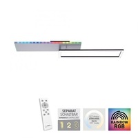 Hranatá - LD 11326-95 RENDA LED stropní svítidlo hranaté hliník CCT stmívatelné Rainbow RGB 2700-5000K - LEUCHTEN DIREKT / JUST LIGHT