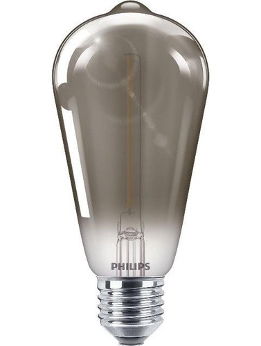 E27 - PH 8718699759650 LED Filamentová žárovka Philips LEDClassic smoky ND RFSRT4 8718699759650 E27 ST64 2,3-11W 100lm 1800K kouřová nestmívatelná - PHILIPS (0) - foto 1