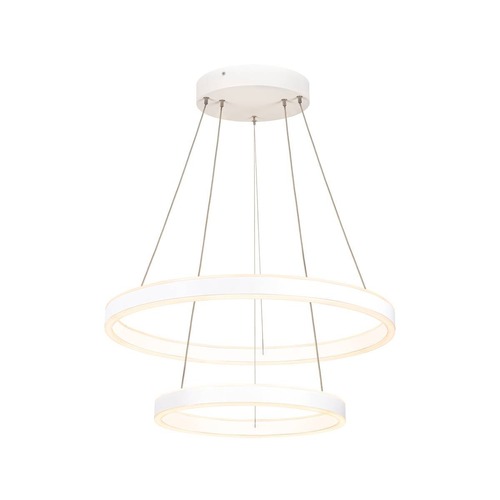 Kruhová - LA 1004766 ONE DOUBLE PD PHASE UP/DOWN vnitřní LED závěsné svítidlo bílé CCT switch 2700/3000 K - BIG WHITE (SLV) - foto 1