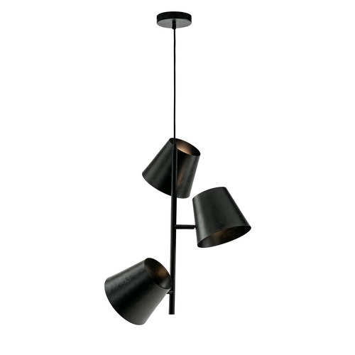Dekorativní - FAN I-COLT-S3 GR Závěsné svítidlo Colt, šedé, 3 x E27, 51 x 212 cm - FANEUROPE - foto 1