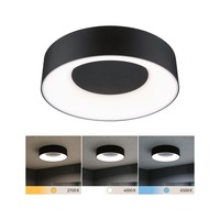 Kruhová - P 71096 LED stropní svítidlo Casca IP44 CCT 230V 16W černá mat - PAULMANN