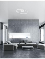 Kruhová - NV 8101204 Stropní svítidlo VIAREGGIO bílý hliník a akryl LED 28W 230V 3000K IP20 - NOVA LUCE
