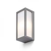 Nástěnná - RED R12568 DURANT nástěnná stříbrnošedá 230V E27 18W IP54 - RED - DESIGN RENDL