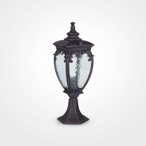 Sloupková - M O414FL-01BZ Venkovní svítidlo Fleur E27 60W bronz antik hliník čiré sklo IP44 - MAYTONI - foto 1