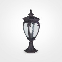 Sloupková - M O414FL-01BZ Venkovní svítidlo Fleur E27 60W bronz antik hliník čiré sklo IP44 - MAYTONI