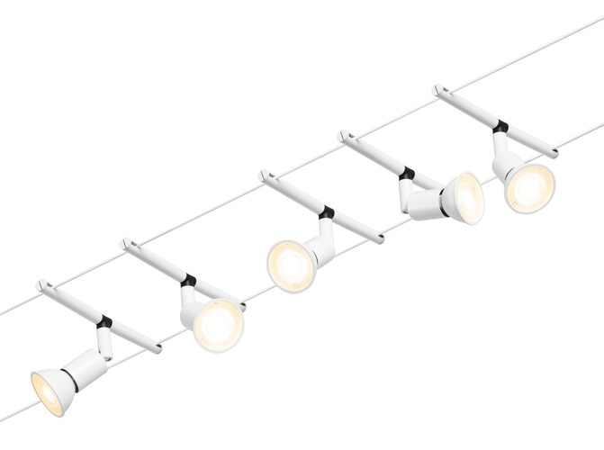 Sady - P 94458 Lankový systém Salt matný chrom bez zdroje světla max. 10W GU5,3 DC 60VA - PAULMANN - foto 1