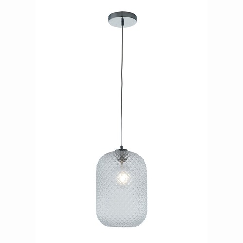 Válec - FAN I-ASHFORD-S20 TR Závěsné svítidlo Ashford Ovale, průhledné, 1 x E27, 20 x 150 cm - FANEUROPE - foto 1