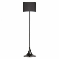 Stojací lampy - FARO 29764 BLACK černá stojací lampa - FARO