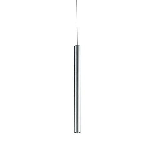 Subtilní - FAN LED-OBOE-SC CR Závěsné svítidlo 3‑fázový systém LED BINARIO OBOE chrom hliník 3,5 W 240 lm 3000 K 185 x 2,5 cm - FANEUROPE - foto 1