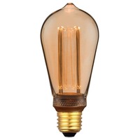 E27 - NOR 2080082758 LED žárovka E27 3,5W ST64 zlatá - NORDLUX