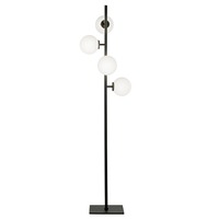 Stojací lampy - FAN I-ENOIRE-PT4 Stojací lampa Piantana Enoire, černá, 4 x E14, 149,8 x 37,5 x 25 cm - FANEUROPE