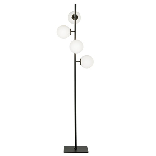 Stojací lampy - FAN I-ENOIRE-PT4 Stojací lampa Piantana Enoire, černá, 4 x E14, 149,8 x 37,5 x 25 cm - FANEUROPE - foto 1