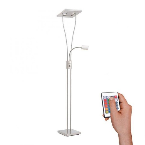 Stojací lampy - LD 11780-55 HELIA LED stojací lampa se čtecím ramenem, ocel, modern RGB+3000K - LEUCHTEN DIREKT / JUST LIGHT - foto 1