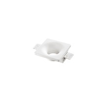 Hranatá - FAN INC-SENSO-1 Zápustné svítidlo Senso, bílé, 1 x GU10, 12 x 12 x 4 cm - FANEUROPE