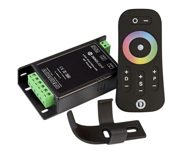 Ovladače pro vícebarevné LED pásky, RGB, RGBW - IMPR 843058 Deko-Light řídící jednotka RF Color Remote 12/24/48V DC rádiovédálkové ovladání 3 CH - LIGHT IMPRESSIONS - foto 1