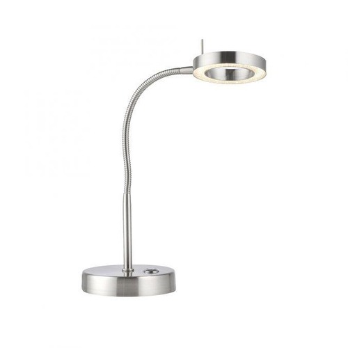 Subtilní - PN 4181-55 HENSKO LED stolní lampa stříbrná nastavitelné 3 krokové Tochdimmer teplá bílá Licht 3000K - PAUL NEUHAUS - foto 1