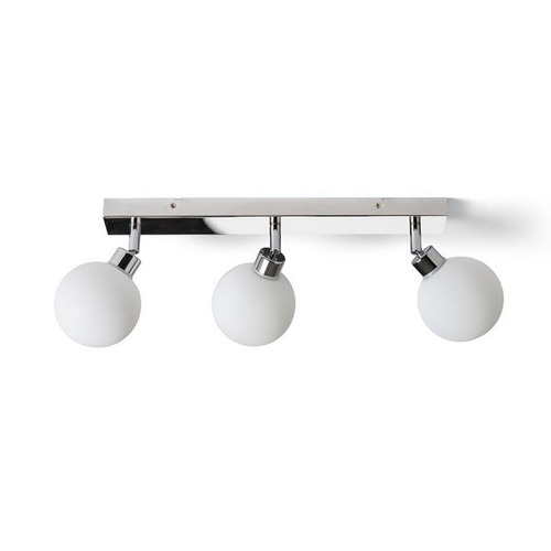 K zrcadlu - RED R13691 BOLLY III přisazená opálové sklo/chrom 230V G9 LED 3x3W IP44 - RED - DESIGN RENDL - foto 1