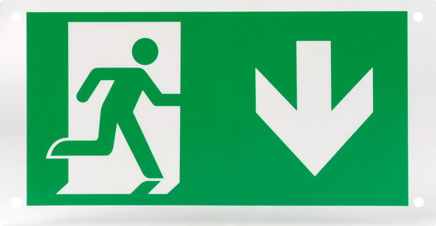 Spotřební materiál a příslušenství - Šipka dolů samolepky - foto 1