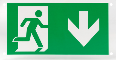 Spotřební materiál a příslušenství - Šipka dolů samolepky