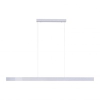 Podélná - PN 2738-95 PURE-LUME LED závěsné svítidlo v puristickém designu s bezkontaktním stmíváním a nastavitelnou barvou světla 2700-5000K hliník - PAUL NEUHAUS