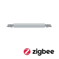 Lišty a příslušenství - P 95673 URail adaptér na lištu Dimm/Switch 240x21mm max. 50W matný chrom - PAULMANN